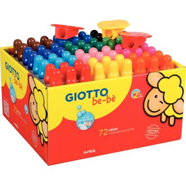 Maxi classpack de 72 crayons de couleur Maxi Bébé