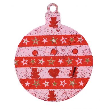 Lot de 50 maxi décorations de Noël à suspendre, assortiment 1