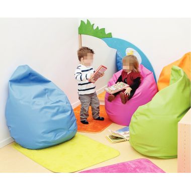 Coussin poire 100X49cm fuschia