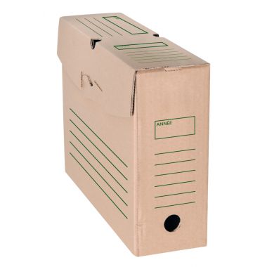 Paquet de 25 boites d'archives 34x25cm dos 10cm GREEN