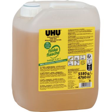 Bidon de colle 5kg Uhu 3en1