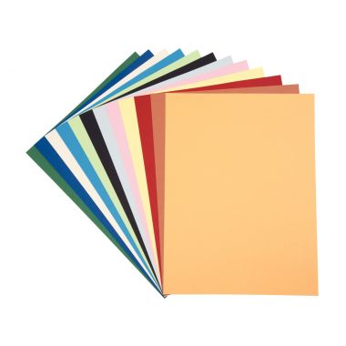 Pochette de 12 feuilles à dessin 160g 24x32cm couleurs pastels