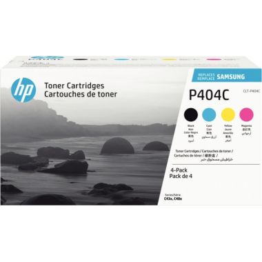 HP SU365A pack de 4 cartouches laser noir, cyan, magenta et jaune authentique (CLT-P404C/ELS)