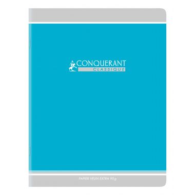Cahier piqué 96 pages, A4, seyès, papier 90g, assortis