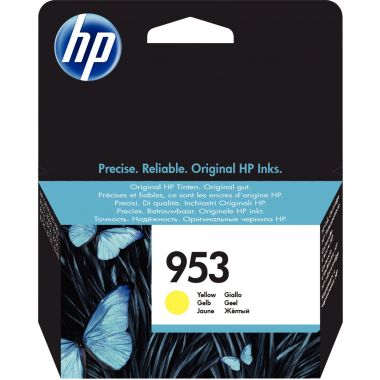 HP 953 cartouche d'encre jaune authentique (F6U14AE)