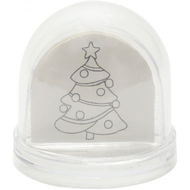Lot de 10 boules de neige personnalisables en plastique