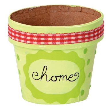 Lot de 10 pots de fleurs en carton, hauteur 10 cm