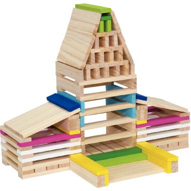 Baril de 250 planchettes en bois assorties
