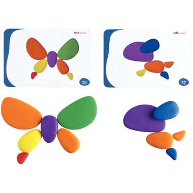 Boîte de 36 galets + 20 cartes d'activités