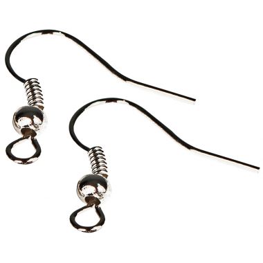 Sachet de 6 crochets de boucle d'oreille argent