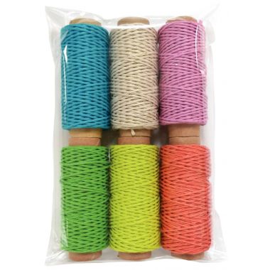 Lot de 6 bobines de chanvre tutti frutti