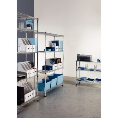 Etagère métal chromé 120x200cm