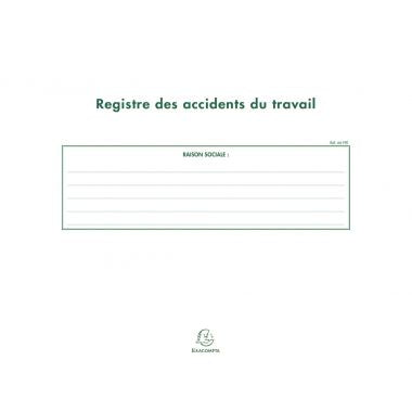 Registre des accidents du travail