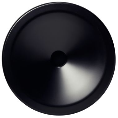Combiné cendrier avec poubelle noir 17,5L