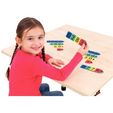 Sachet de 40 cartes nombres en plastique