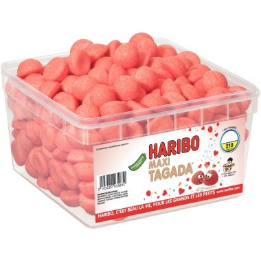 Boite HARIBO Maxi Tagada 210 pièces