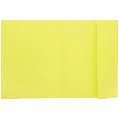 Paquet de 100 chemises 1 rabat SUPER 160g, format 24x32 cm, canari