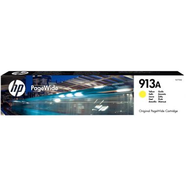 HP - Cartouche 913A encre jaune authentique - F6T79AE