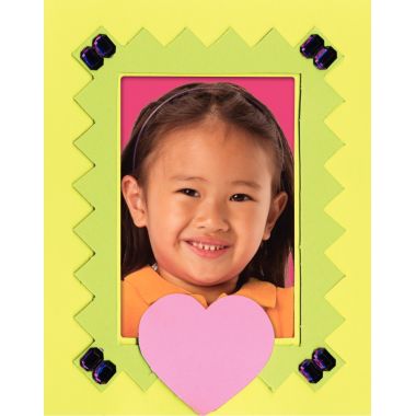 Lot de 24 cadres photo en carton + 12 planches de décorations 3D