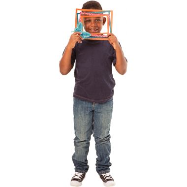 Lot de 24 cadres photo en carton + 12 planches de décorations 3D