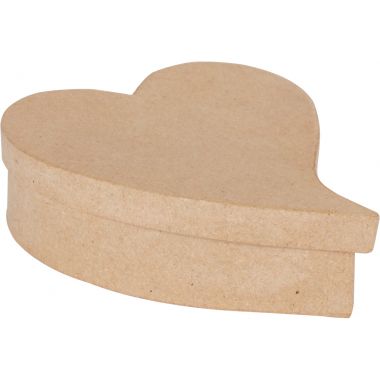 Lot de 10 boites coeur fantaisie en carton