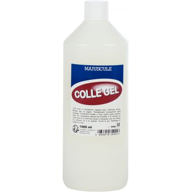 Flacon de colle 1L gel xtra forte transparente