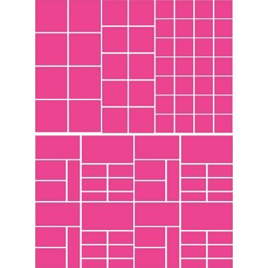 Pochette de 7920 gommettes géométriques adhésives repositionnables formes et couleurs assorties