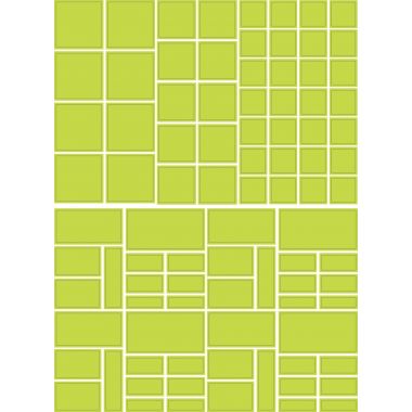 Pochette de 7920 gommettes géométriques adhésives repositionnables formes et couleurs assorties