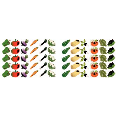 Pochette de 420 gommettes fantaisies assorties