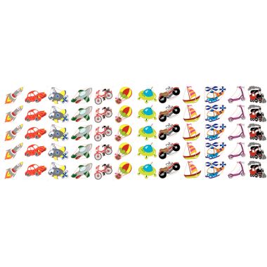 Pochette de 420 gommettes fantaisies assorties