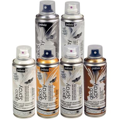 Lot de 6 sprays acryliques 200ml