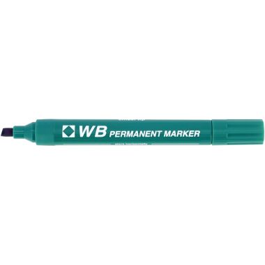 Marqueur permanent WB pointe biseautée vert