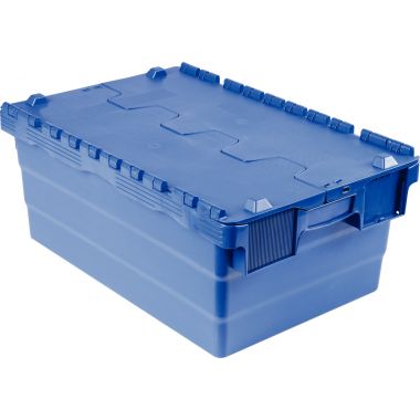 Bac navette en polypropylène 44L bleu