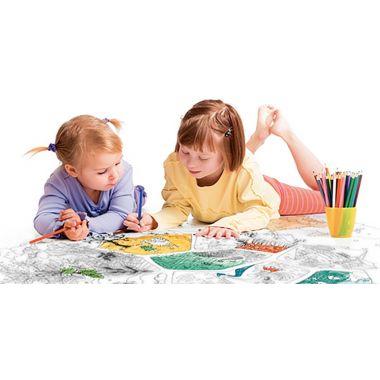 Coloriage géant la planète