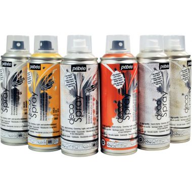 Lot de 6 sprays acryliques 200ml