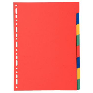 Jeu de 8 intercalaires en carte recyclée 220g, format A4