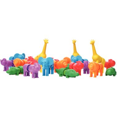 Lot de 6 puzzles magnétiques SMARTMAX, les animaux du safari