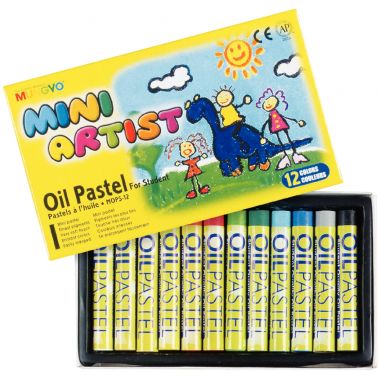 Boîte de 12 pastels à l'huile Mini Artist