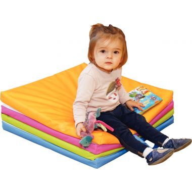 Tapis 3 en 1 100x100cm 4 couleurs assorties