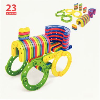 Boite de 24 fiches d'activités pour le jeu de construction CLIPSO 32666