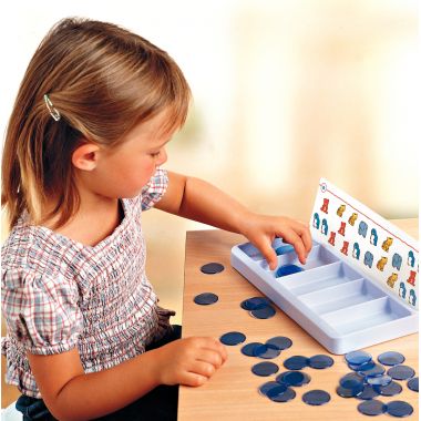Atelier boîtes à compter niveau 1 pour 2 enfants