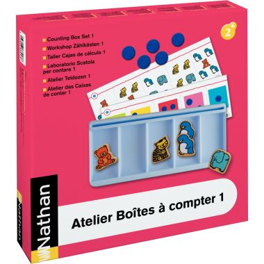 Atelier boîtes à compter niveau 1 pour 2 enfants