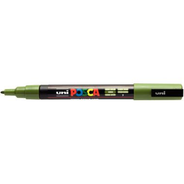 Marqueur Posca pointe fine ogive vert kaki