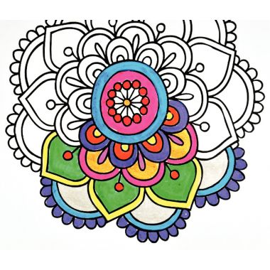 Set de 6 marqueurs gouache basique