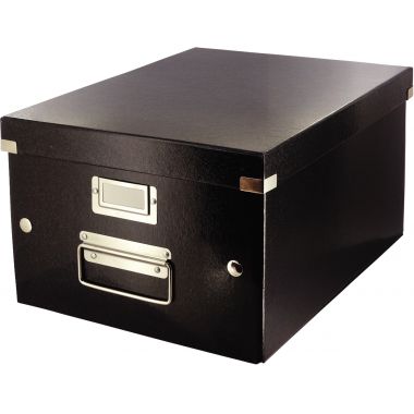 Boite de rangement CLICK&STORE A4+ noire