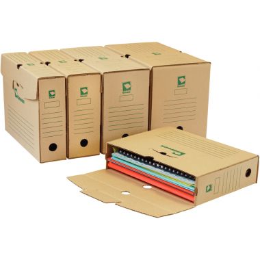 Paquet de 25 boites d'archives 34x25cm dos 10cm GREEN