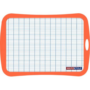 Ardoise effaçable à sec uni/seyès 20x28cm - XMJ68250