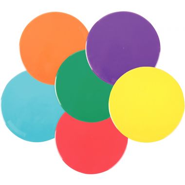 Set de 6 galettes de motricité diamètre 25cm