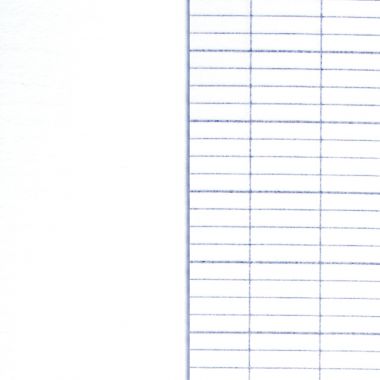 Cahier travaux pratiques MAJUSCULE, piqûre 64 pages, 17x22 cm, seyès/uni blanc, couverture polypro