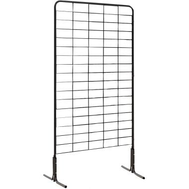 Lot grille d'exposition avec 4 pieds et visserie